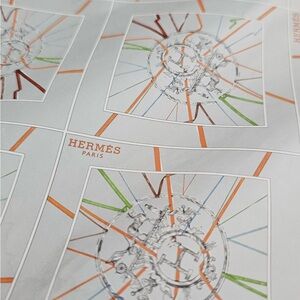 Hermes Gift Wrap Paper
